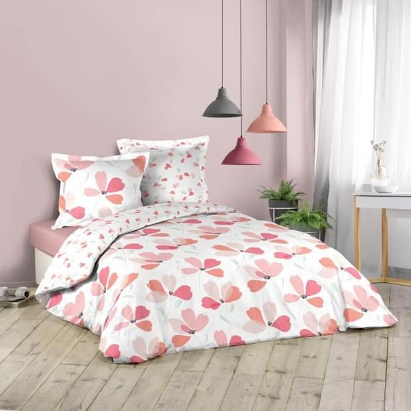 Påslakan - CDaffaires - Pavona - Blommönster - 100% bomull - 240x220 cm