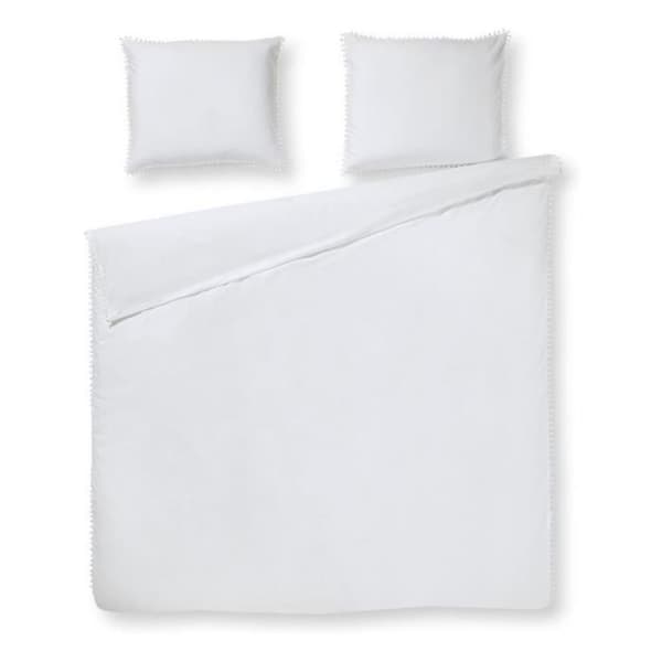 Duvetfodral - Papillon Brisbane - 1 person - Percale 100% bomull - Vit - 140 x 220 cm