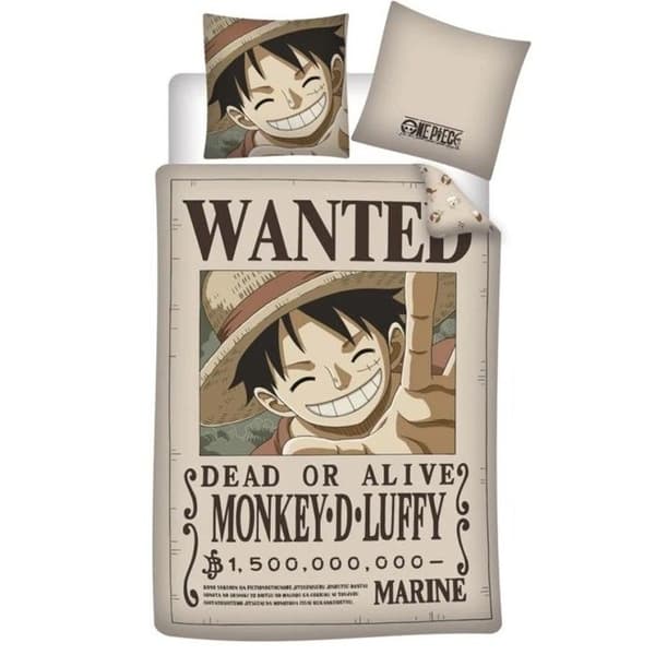 Duvetöverdrag - Wanted - One Piece - 140x200cm - Kuddöverdrag 65x65cm - Beige