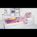 Miniatyrbild 3 av 3: Disney Princess Pink Enkelt bomullspåslakan och örngottset