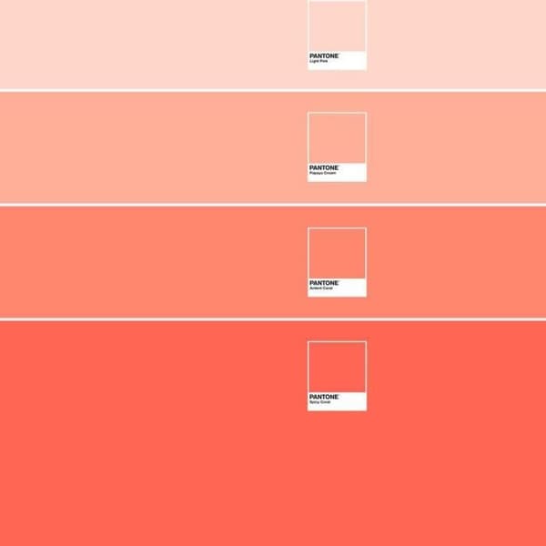 Duvetöverdrag - Pantone - Ombre B - 100% Bomull - 240x220 cm - Orange