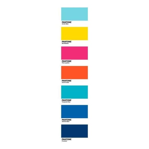 Sängkläder - Fun Deck A Pantone - 220x220 cm - 100% Bomull - Digitaltryck - Tvättbar vid 40°C