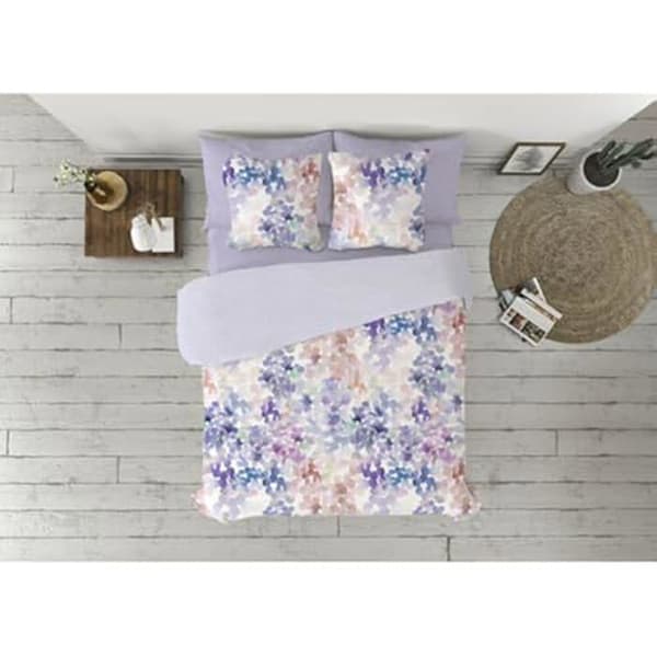 Pierre Cardin Sara sängkläderset - Mauve - 2 st - För 105 cm säng