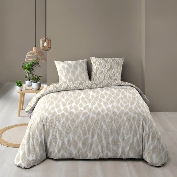 Reversibel duvetset + 260 x 240 cm bomull 57 trådar + 2 örngott Mareva