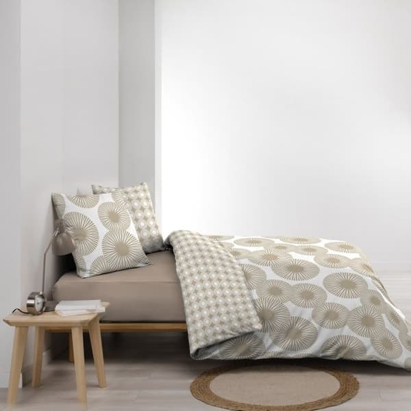 Reversible duvet cover set + 240 x 220 cm bomull 57 trådar + 2 örngott Nebulla