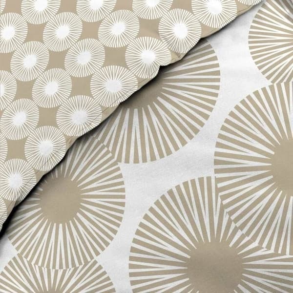Reversible duvet cover set + 240 x 220 cm bomull 57 trådar + 2 örngott Nebulla
