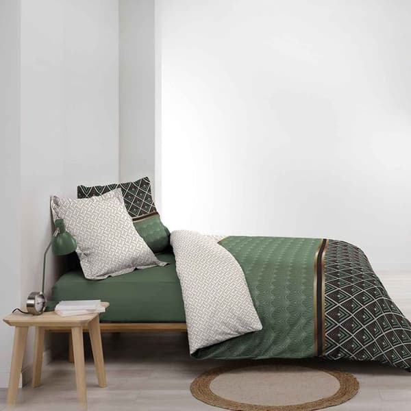 parure 3 p. 260 x 240 cm percale imp. 78 trådar allover belor