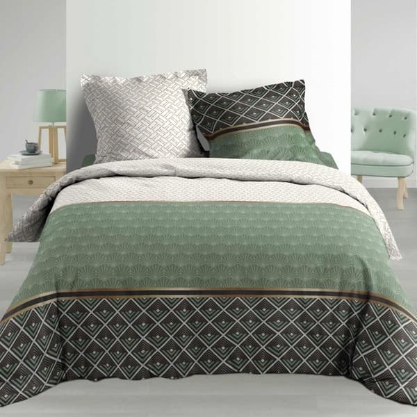 parure 3 p. 260 x 240 cm percale imp. 78 trådar allover belor