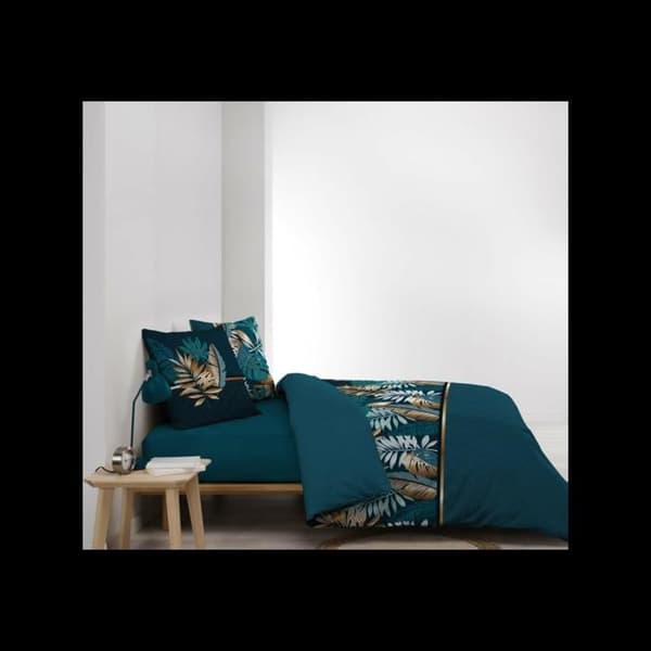 Bäddset - ALIANOR - 240x220 cm - 100% bomull - Allover tryck - 3 st