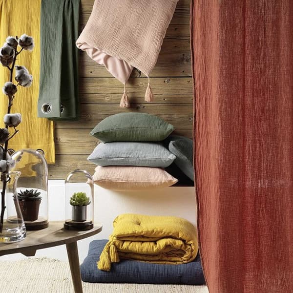 Sängkläder - ANGELIA - 3 delar - 260x240 cm - Dubbel gas - 100% bomull - Rosa
