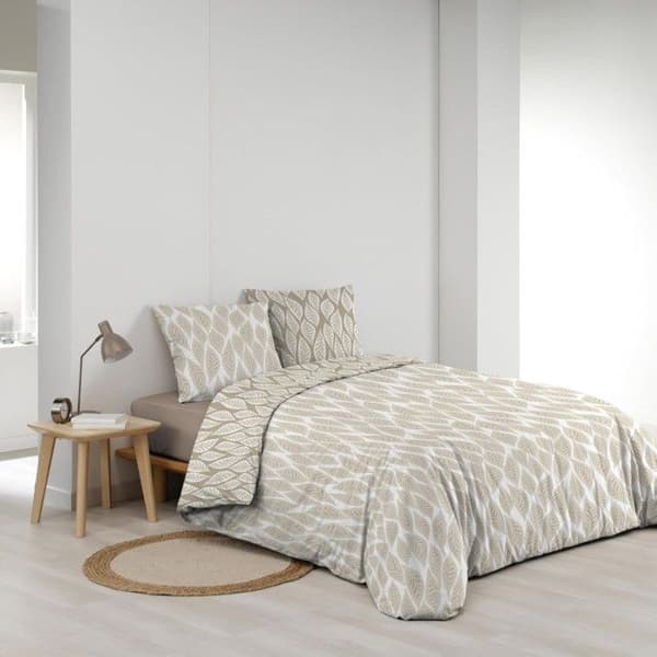 Reversibel sängset + 240 x 220 cm bomull 57 trådar + 2 örngott Mareva