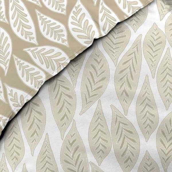 Reversibel sängset + 240 x 220 cm bomull 57 trådar + 2 örngott Mareva