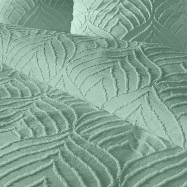 Duvetöverdrag 260 x 240 cm enfärgad mikrofiber tuftad heltie Salvia