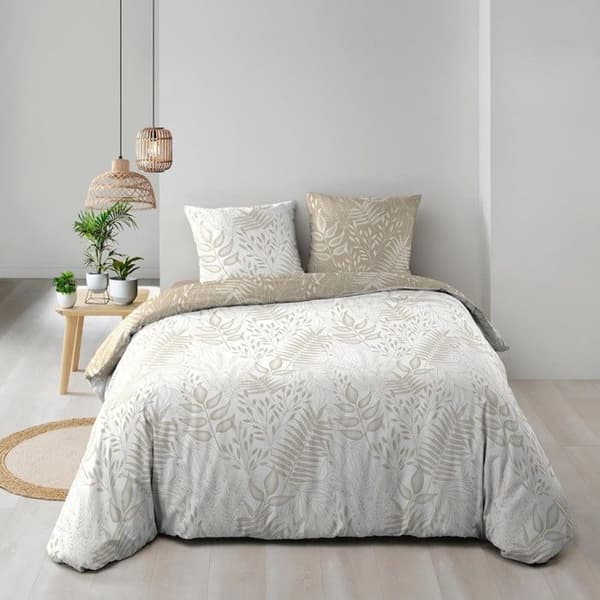 Sängkläder Cassia 260x240 - Beige - Douceur D'intérieur