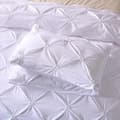 Miniatyrbild 3 av 4: Sänglinne set - 3 delar - 100% polyester - Vit - 220 x 240 cm