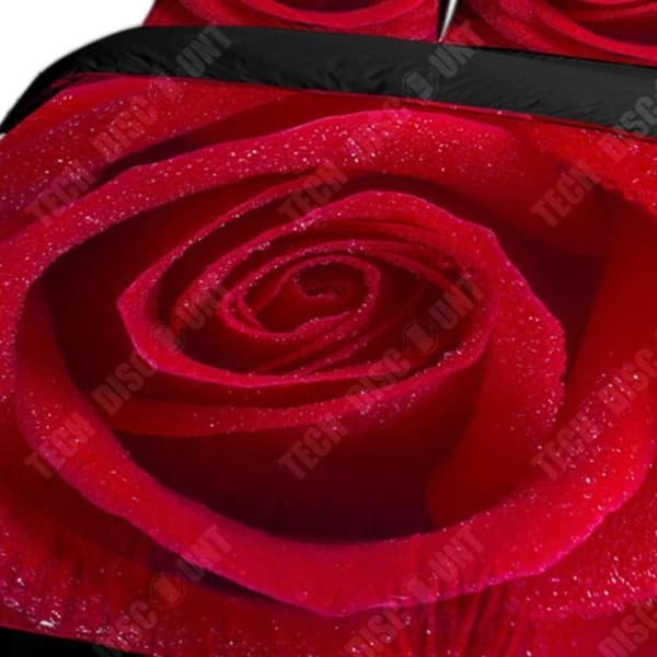 TD® Rose-serien tredelat påslakan hushållssängkläder 3D digitalt tryckt blomkuddfodral