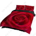 Miniatyrbild 1 av 4: TD® Rose-serien tredelat påslakan hushållssängkläder 3D digitalt tryckt blomkuddfodral