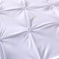 Miniatyrbild 4 av 4: INN® sängset 220x240 vit vuxen polyester 2 personer tredelat set modernt mönster inredning sovrum