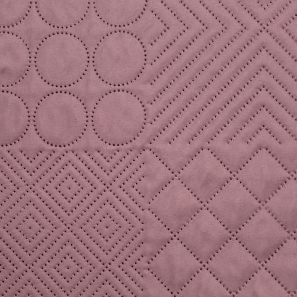 Dekorativt överkast BONI-5 220x240 patchwork rosa