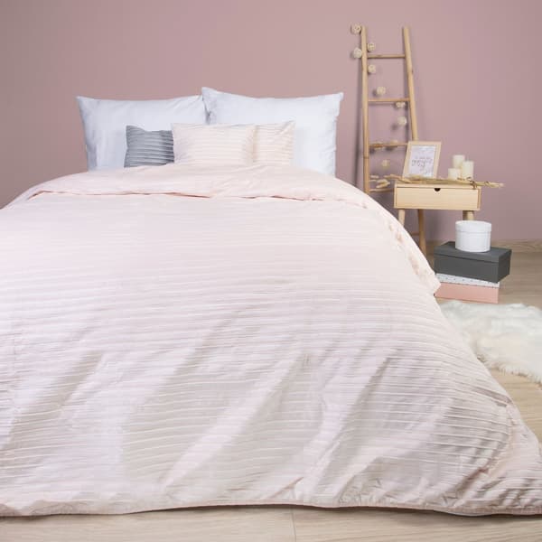 Dekorativt sengetæppe VENUS 220x240 Darymex beige stribet