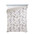 Miniatyrbillede 3 af 4: Dekorativt sengetæppe POLY 170x210 hvide flerfarvede kviste blomster fugle