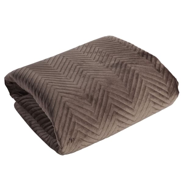 Koristeellinen päiväpeite SOFIA 230x260 ruskea