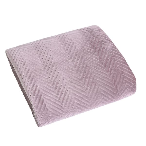 Dekorativt sengetæppe SOFIA 170x210 pudderrosa