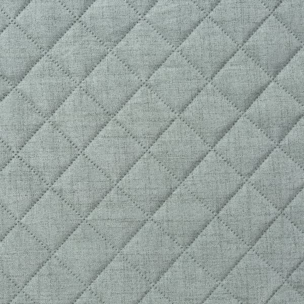 Dekorfilt LEN 170x210 mint quiltad i ett geometriskt mönster