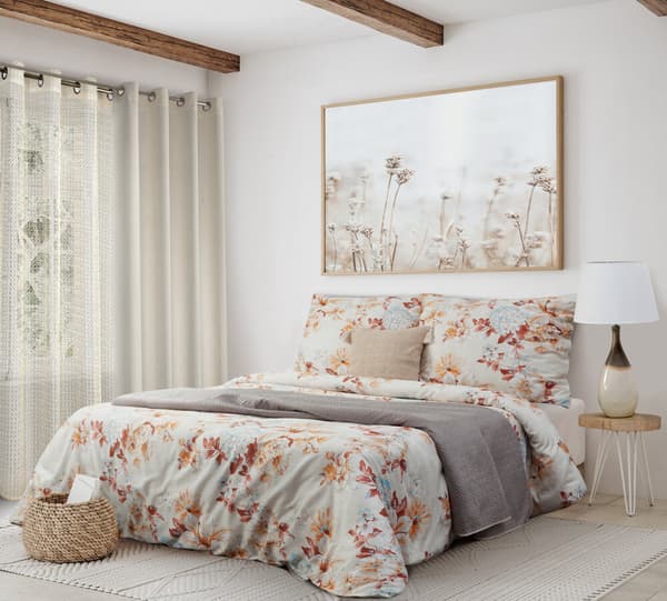 Dekorativt överkast LUIZ 200x220 beige quiltat