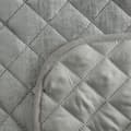 Miniatyrbild 4 av 5: BLINK dekorativ filt 170x210 silver quiltad marmor
