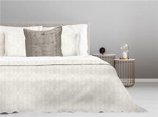 Jacquard dekorativa plagg för barock fåtölj 70x160 Greno grädde palats elegans