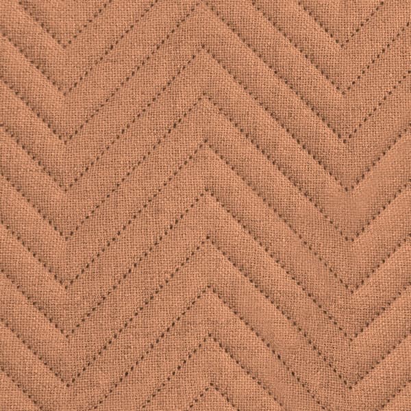 Koristeellinen LINEN päiväpeite 170x210 tiilenpunainen