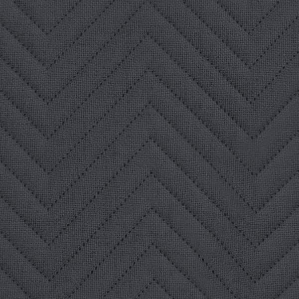 Dekorativt LINEN sengetæppe 200x220 grafit