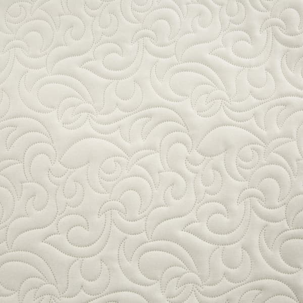 Dekorativt LINEN sengetæppe 170x210 creme