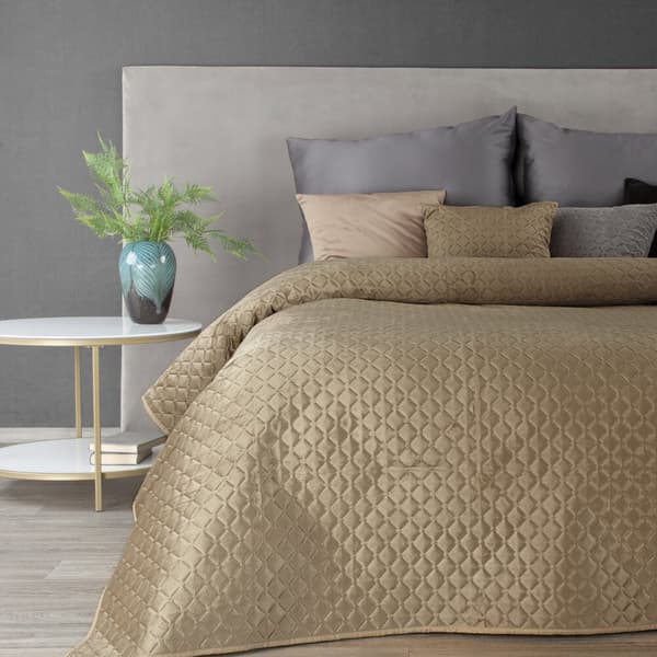 DIMON dekorativt överkast 200x220 beige