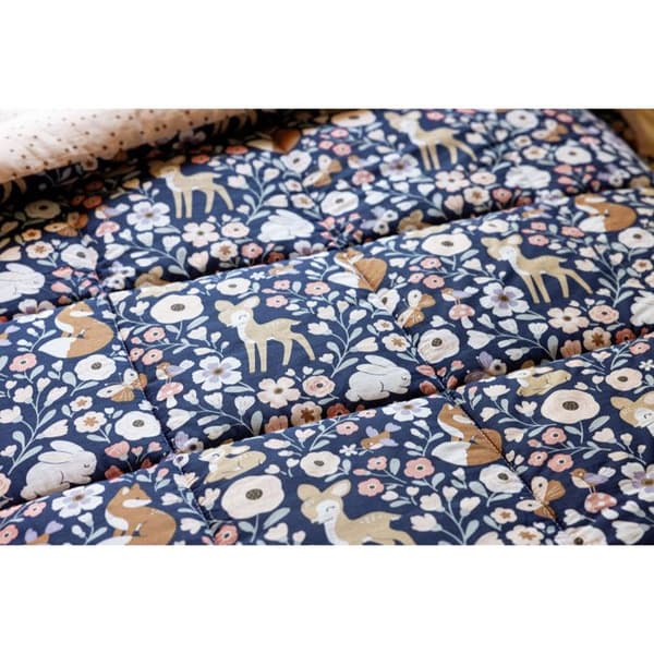 Sängkläder alla dimensioner "Förtrollad skog" Reversibel 100% Bomull / 57 Trådar/cm² - - Sängkläder 240 x 220 cm + 2 Örngott