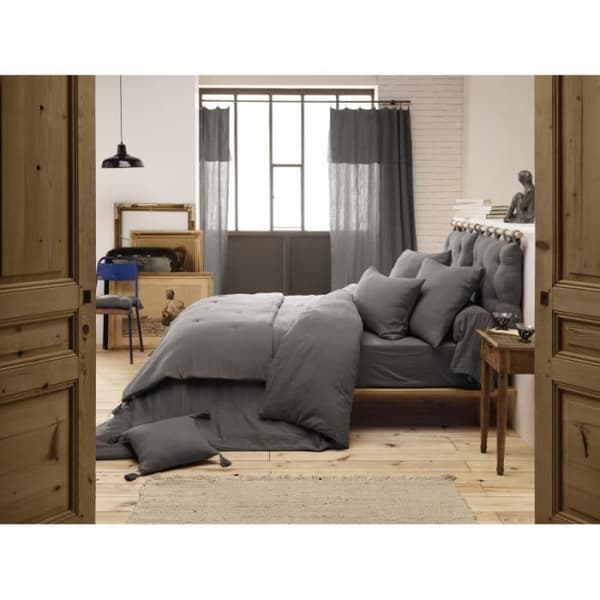 Täcke "Gaïa" alla storlekar "Cotton Gaze" - Gaïa Granit - Täcke 200 x 210 cm - Gaïa Granit