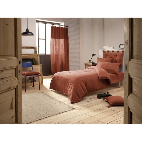 Duvetöverdrag "Gaïa" alla dimensioner "Cottongaze" - Gaïa Terracotta - Duvetöverdrag 160 x 210 cm - Gaïa Terracotta