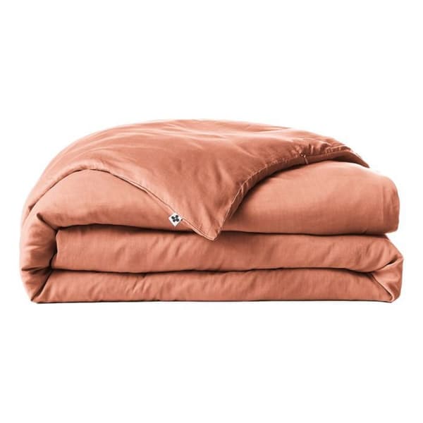 Duvetöverdrag "Lysandre" alla dimensioner "Lyocel" Fjärilseffekten - Lysandre Terracotta - Duvetöverdrag 240 x 220 cm - Ly
