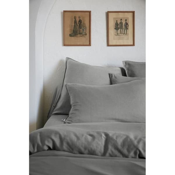 Duvet cover "Lysandre" alla storlekar "Lyocel" Fjärilseffekten - Lysandre Granit - Duvet cover 240 x 220 cm - Lysand