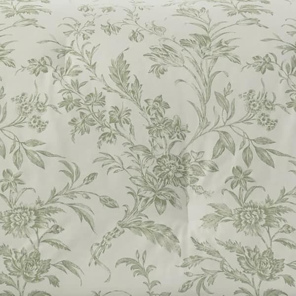 Laura Ashley Hem - Vändbar King Size-sängklädnad i bomull med matchande örngott - Lätt inredning p