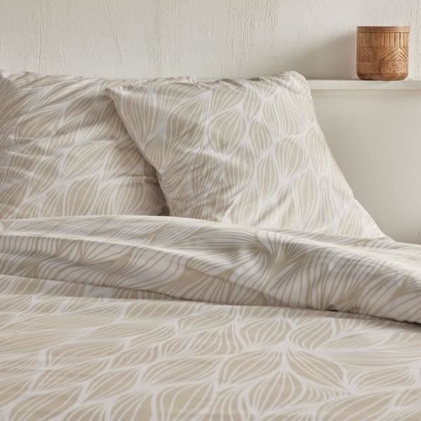 Sängkläder - TODAY Crazy - Grafiskt Tryck - 2 personer - 220 x 240 cm - Beige