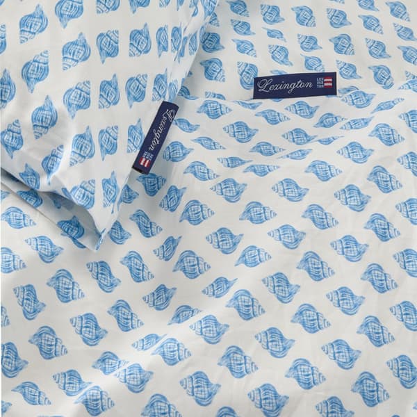 Lexington Shell Printed Cotton Poplin Påslakanset