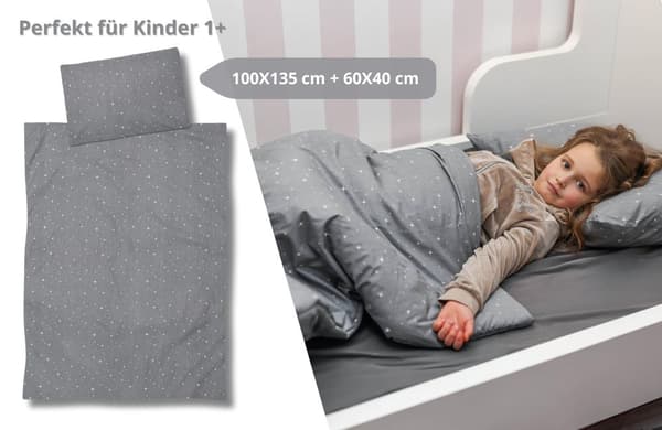 Barntäcke utan överdrag 100x135 cm - Bomullsfilt och kuddeset för baby, barnfilt 100x135 och kudde 60x40 - Täcken barntäcke