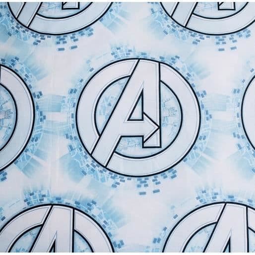 Barnpåslakan 140x200 cm och örngott 70x90cm | Avengers Twin 100% bomull sängkläder set