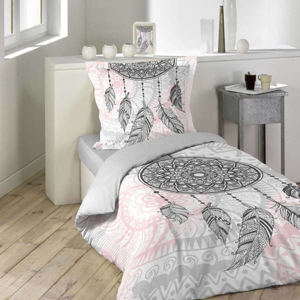 parure 3 p. 240 x 220 cm tryckt 42 trådar mönster placera namaste