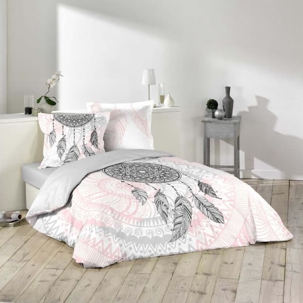 parure 3 p. 240 x 220 cm tryckt 42 trådar mönster placera namaste