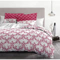 Miniatyrbild 3 av 4: Påslakanset 240x260 cm HOME LINGE PASSION FRISE: Påslakan + 2 örngott - 100% bomull 57 trådantal - Burgundy