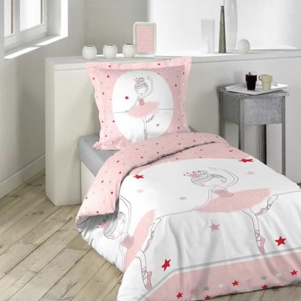 Sängset - DOUCEUR D’INTERIEUR - 2 st. 140 x 200 cm - Dansmönster - 42 allover-trådar