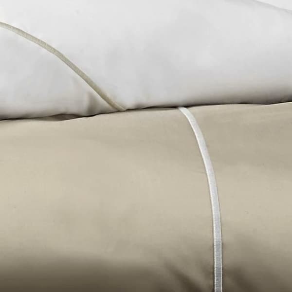 De Witte Lietaer Bumblebee påslakan - Stor storlek (260x200/220 cm + 2 örngott) - 2 st (60x70 cm) - Taupe